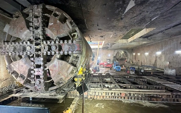 Khám phá công trường ngầm metro Nhổn - ga Hà Nội đang tăng tốc hoàn thiện