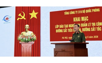 Tổng công ty 319 khai mạc lớp đào tạo quản lý thi công đường sắt tốc độ cao