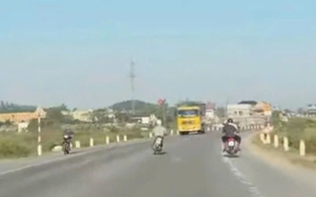 Công an Nghệ An vào cuộc xác minh clip nam thanh niên lạng lách, đánh võng trên quốc lộ 7C
