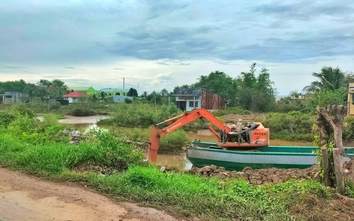 Cà Mau: Công bố 11 dự án nạo vét đường thủy nội địa kết hợp thu hồi sản phẩm