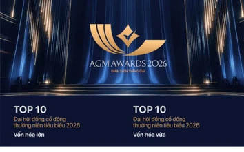 GELEX nằm trong top 10 Đại hội đồng cổ đông thường niên tiêu biểu 2026