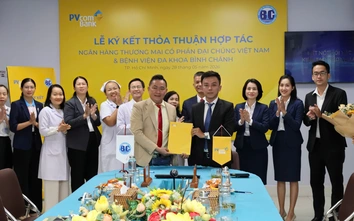 PVcomBank hợp tác Bệnh viện Đa khoa Bình Chánh, thúc đẩy thanh toán không dùng tiền mặt