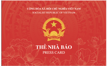 Bộ Văn hóa, Thể thao và Du lịch ban hành quy định về mẫu Thẻ nhà báo mới