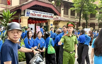 Công an Hà Nội bảo đảm an toàn ngày thi đầu tiên vào lớp 10