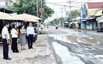 Yêu cầu nhà thầu xử lý dứt điểm tình trạng hư hỏng một số tuyến đường ở Long Thành