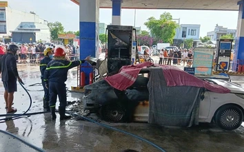 Cháy ô tô tại cây xăng Đà Nẵng: Khởi tố, bắt tạm giam tài xế