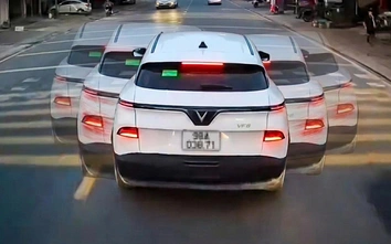Ô tô đánh võng, diễn xiếc giữa đường ở Phú Thọ