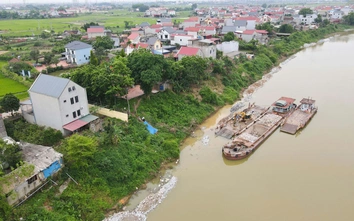 Đoạn đê xung yếu uy hiếp nhà dân ở Bắc Ninh: Chạy đua thi công sửa chữa xong trước mùa mưa