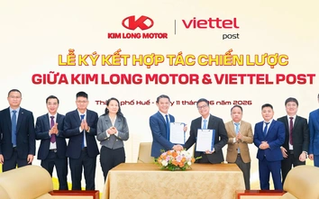 KIM LONG MOTOR và VIETTEL POST bắt tay chiến lược, thúc đẩy hệ sinh thái vận tải xanh