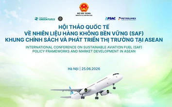 Hàng trăm khách mời dự Hội thảo quốc tế về nhiên liệu hàng không bền vững tại Hà Nội