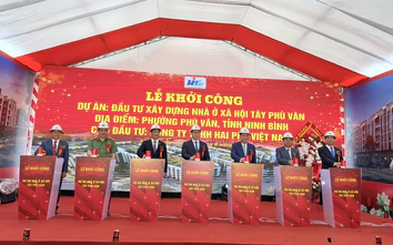 Ninh Bình khởi công dự án nhà ở xã hội 500 căn cho người thu nhập thấp và công nhân