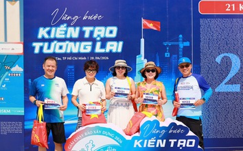 Giải chạy Báo Xây dựng: "Dị nhân" Nguyễn Văn Long và hàng trăm runner đã check-in