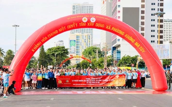Khánh Hòa: Hơn 15.000 người chạy hưởng ứng phong trào xây dựng xã, phường không ma túy
