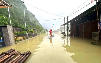 Gần 40 hộ dân Cao Bằng bị ngập úng, cảnh báo tiếp tục mưa lớn và giông sét