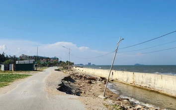 Thanh Hóa: Đẩy tiến độ hoàn thành khắc phục bờ kè biển Hải Tiến trước mùa mưa bão