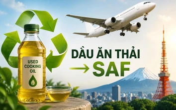 Nhật Bản thu gom dầu ăn thải để sản xuất nhiên liệu hàng không