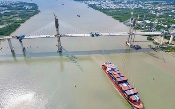 Cầu Phước Khánh nối TP.HCM - Đồng Nai: Tăng tốc thi công, hợp long trong tháng 6