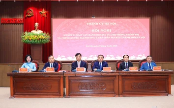 Hà Nội: Sắp xếp đơn vị hành chính gắn với tái cấu trúc không gian phát triển
