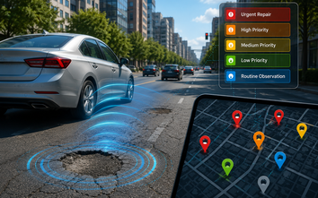 Maeda Road unveils connected-car system to detect potholes and improve road maintenance