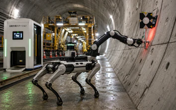 Nishimatsu, Okumura develop autonomous shield tunnel surveying robot system