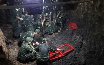 Gần một tuần tìm kiếm, quy tập gần 50 hài cốt liệt sĩ tại Công viên Lê Thị Riêng
