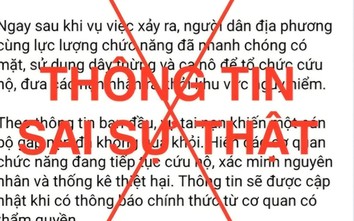 Lào Cai: Bác thông tin xe cảnh sát giao thông lao xuống suối