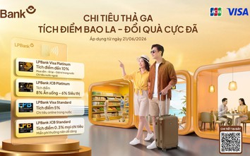 Tích điểm lên đến 10% cùng thẻ tín dụng LPBank