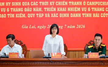 Gia Lai tăng tốc tìm kiếm, xác định danh tính hài cốt liệt sĩ