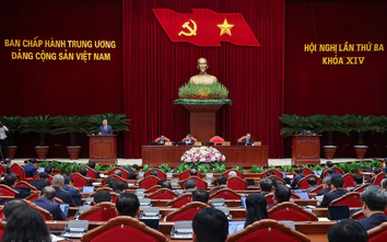 Thông cáo báo chí ngày làm việc thứ ba của Hội nghị Trung ương 3 khoá XIV