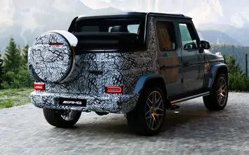 Mercedes-AMG G63 mui trần lộ diện trước ngày ra mắt