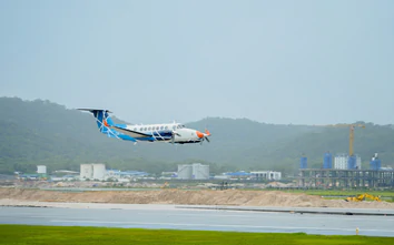 Bay hiệu chuẩn đường băng số 2 sân bay Phú Quốc ở An Giang
