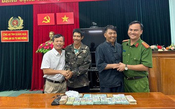 Quảng Ngãi: Cứu người đàn ông mang theo tiền tỷ đi lạc trong rừng