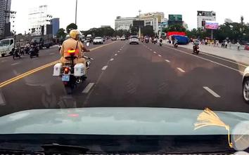 CSGT Gia Lai dẫn đường hơn 10km, đưa nạn nhân đứt lìa cánh tay đi cấp cứu