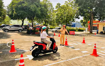 Thái Nguyên nhân rộng mô hình đào tạo lái xe mô tô, xe gắn máy an toàn trong cộng đồng