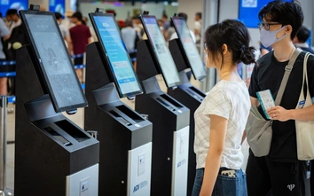 Nội Bài triển khai kiosk sinh trắc học mới, hành khách check-in chỉ trong vài giây