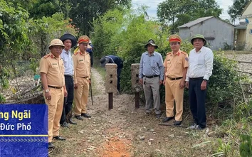 Quảng Ngãi đóng thêm 2 lối đi tự mở qua đường sắt