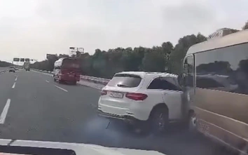 Xác định nguyên nhân vụ 3 ô tô va chạm liên hoàn trên cao tốc Hà Nội - Hải Phòng