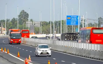 Xe được chạy tối đa 80km/h trên cao tốc Mỹ Thuận - Cần Thơ
