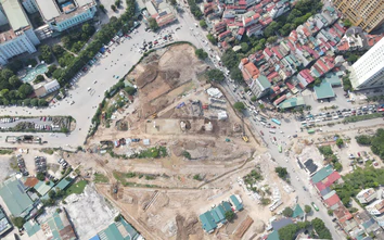 Hà Nội: Công trường nút giao Phạm Tu - đường 70 tăng tốc sau nhiều năm “đắp chiếu”