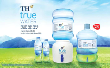 TH ra mắt TH True WATER bình vòi 18,5 lít tiện lợi từ nguồn nước ngầm núi lửa triệu năm