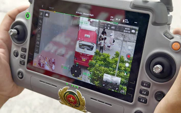 UAV chuyên dụng giúp CSGT "soi" xe vi phạm từ trên cao, xử lý điểm nghẽn giao thông