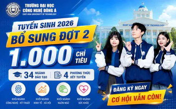 Trường Đại học Công nghệ Đông Á tuyển sinh đợt 2 năm 2026 với 1.000 chỉ tiêu