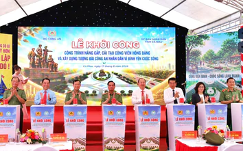 Cà Mau khởi công chỉnh trang Công viên Hồng Bàng, xây dựng Tượng đài CAND