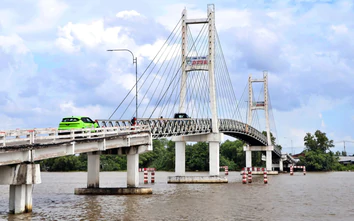 Hoàn thành khắc phục, nâng cấp cầu treo Rạch Ráng trong tháng 8