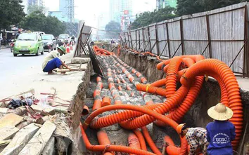 Hà Nội điều chỉnh giao thông 6 tuyến phố trung tâm phục vụ hạ ngầm cáp chiếu sáng