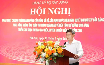 Lan tỏa tinh thần bảo vệ nền tảng tư tưởng của Đảng trong Đảng bộ Bộ Xây dựng