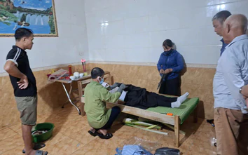 Sét đánh giữa đồng ở Hà Tĩnh, một người tử vong, một người bị bỏng nặng