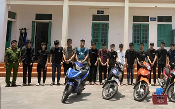 Ninh Bình: Khởi tố 16 bị can thanh, thiếu niên gây rối trật tự công cộng