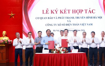 Cơ quan Báo và Phát thanh, Truyền hình Hà Nội ký kết hợp tác truyền thông với Vietlott