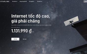 Internet vệ tinh Starlink - kênh dự phòng hiệu quả song "kén" khách